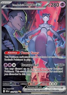 mewtwo ex del team rocket rivales predestinados